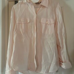 Chico's Soft Pink Button-Down Shirt